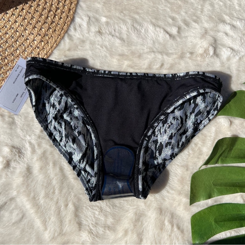 Michael Kors Silver Metallic Leopard Print Bikini - Picture 4 of 10